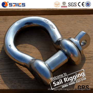 Us Standard High Polished Stainless Screw Pin Anchor Shackle